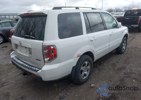 2006 Honda Pilot Ex-L из США, поврежденный, VIN 2HKYF18576H547964